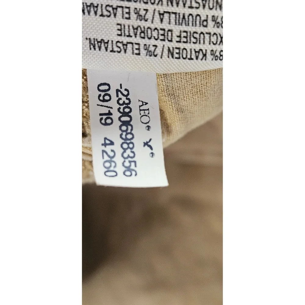 American Eagle Mens Next Level Flex Khaki Chino Pants Tan 38x34 - Picture 9 of 13